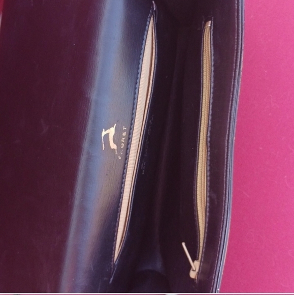 KORET Elegant Black Patent Leather Clutch Handbag - Picture 4 of 5